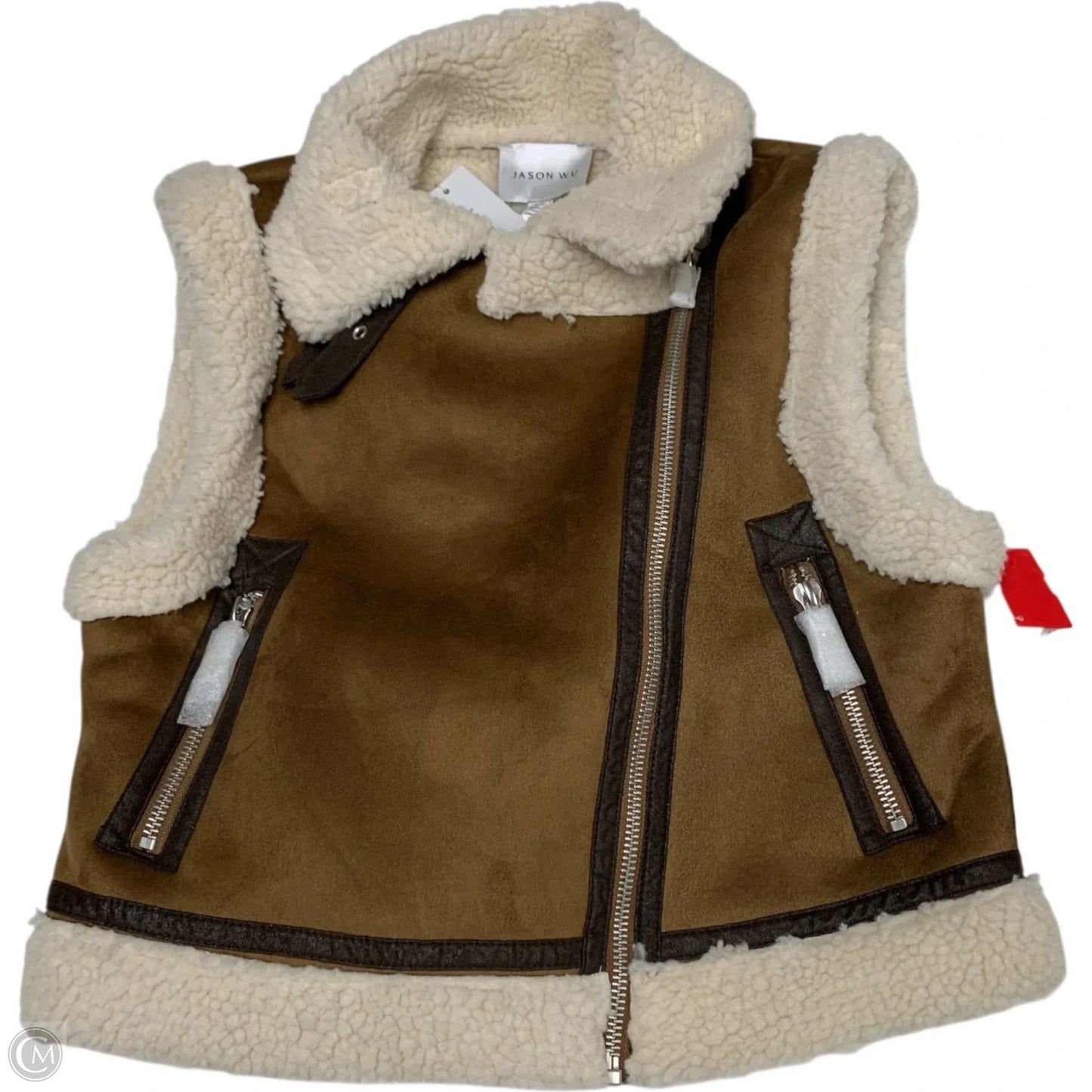 Vest Designer By Jason Wu In Brown, Size: S