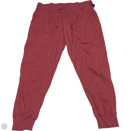 Athletic Pants By Lululemon In Red, Size: L