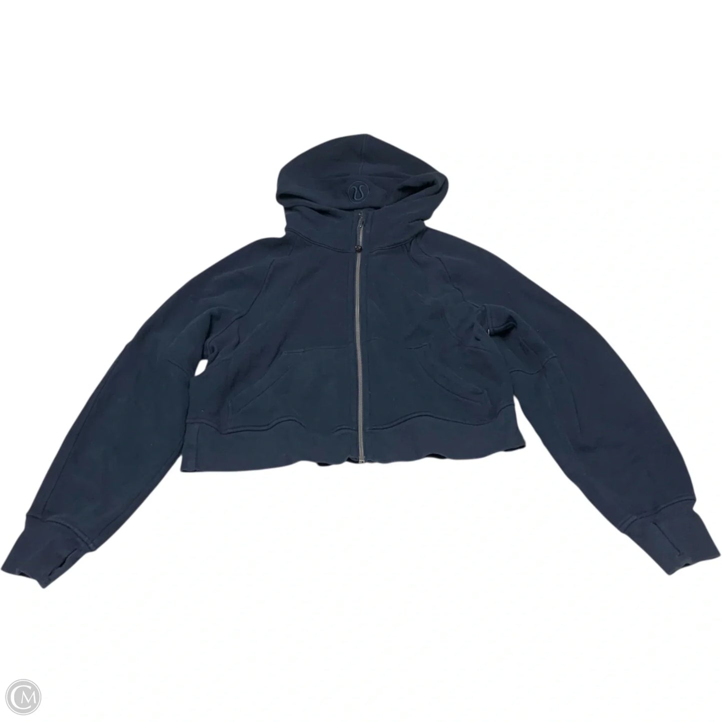 Athletic Jacket By Lululemon In Navy, Size: Xs