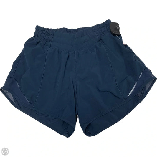 Athletic Shorts By Lululemon In Navy, Size: Xs