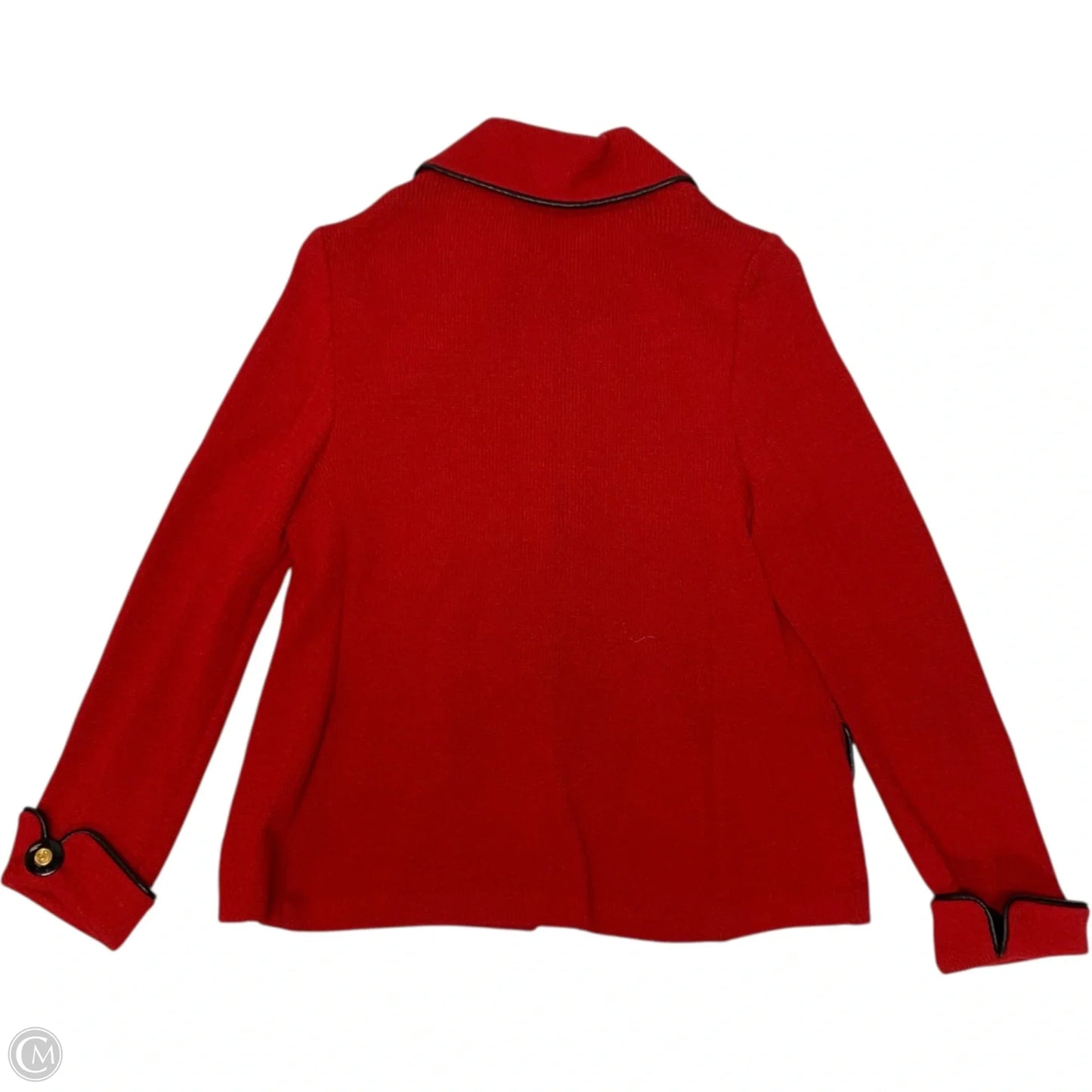 Blazer Luxury Designer By St John Collection In Red, Size: S