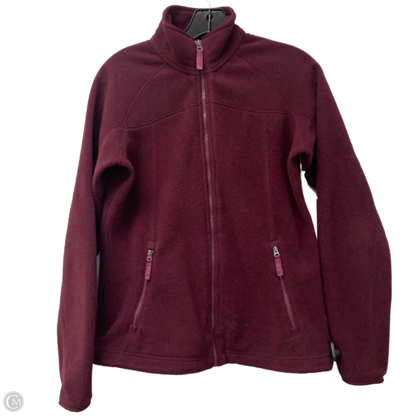 Jacket Fleece By Lands End In Purple, Size: Xs