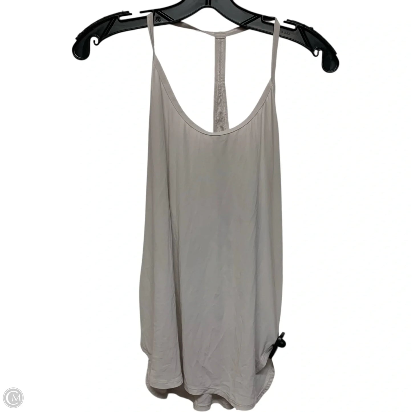 Athletic Tank Top By Lululemon In White, Size: S