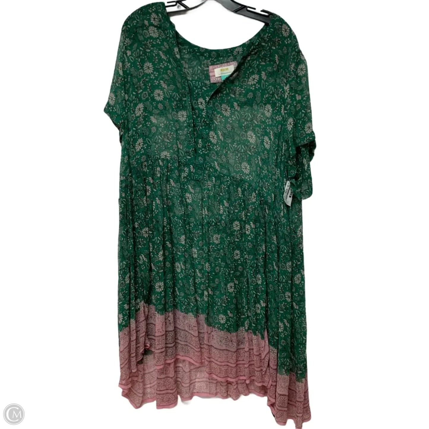 Dress Casual Short By Maeve In Green, Size: 3x