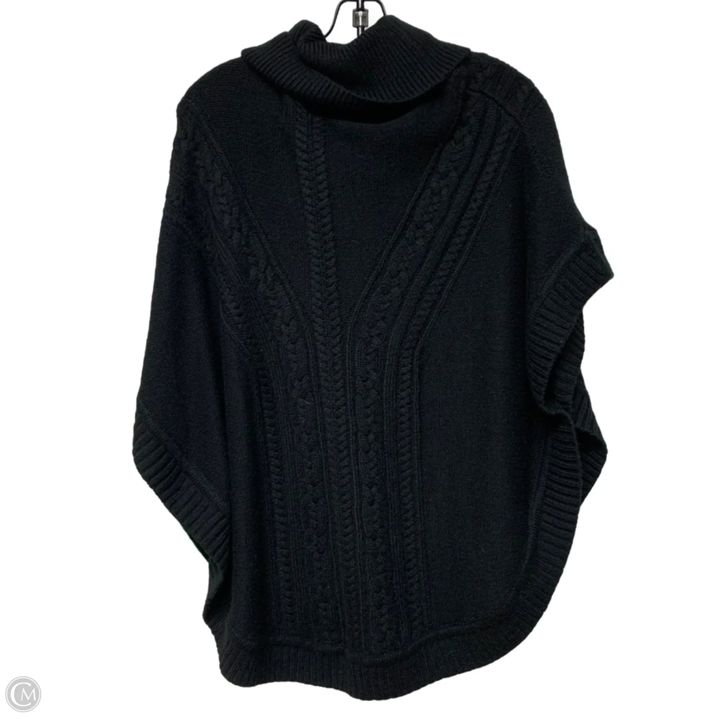 Poncho By Talbots In Black, Size: Xs