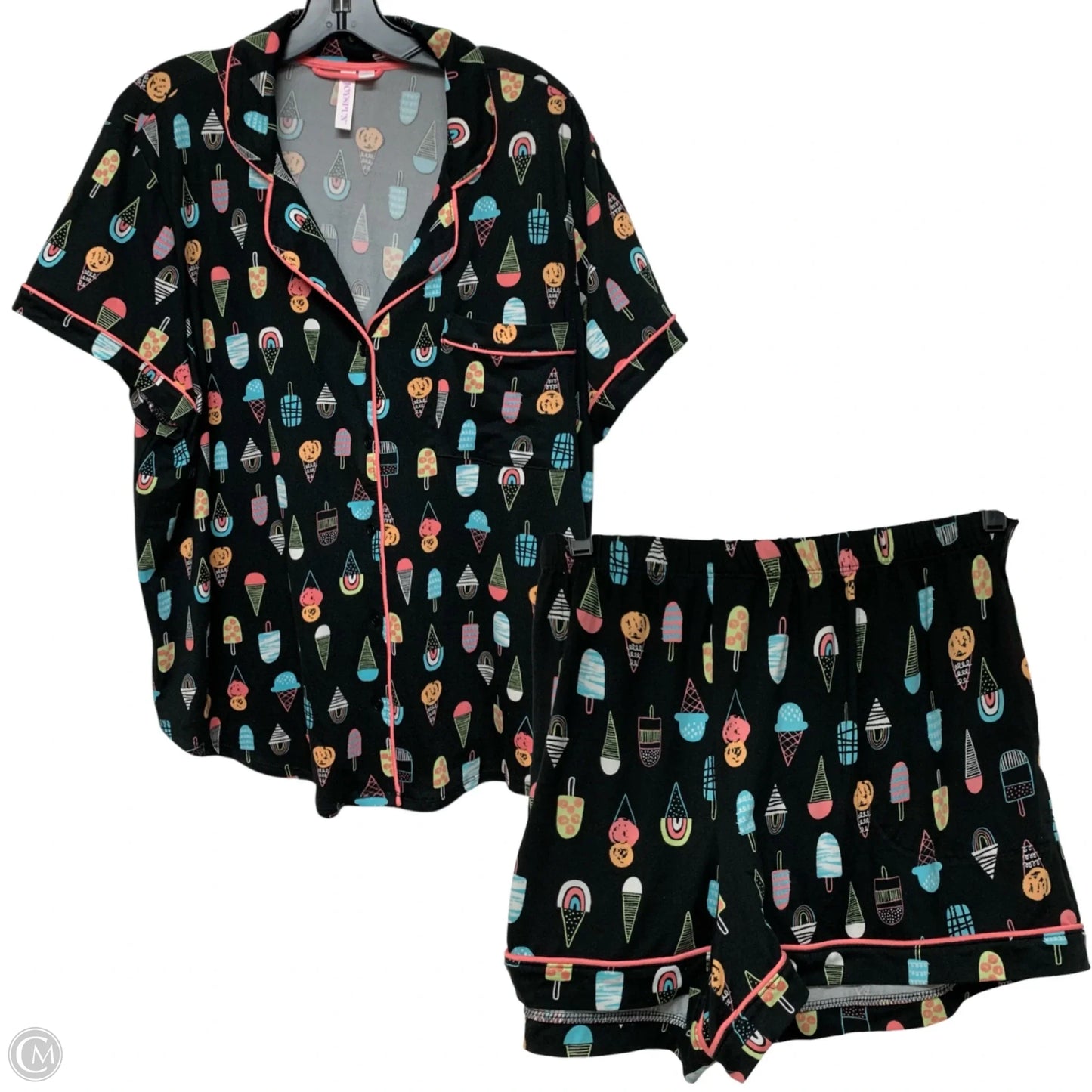 Lounge Set Shorts By Joyspun In Black, Size: Xl