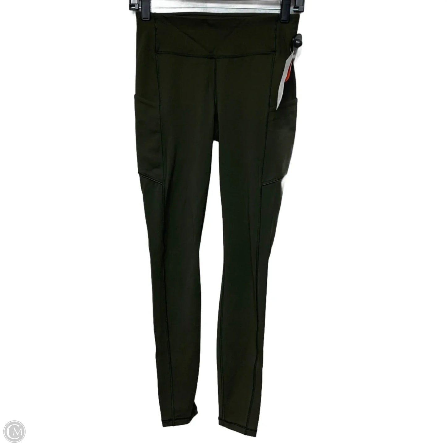 Athletic Leggings By Lululemon In Green, Size: S