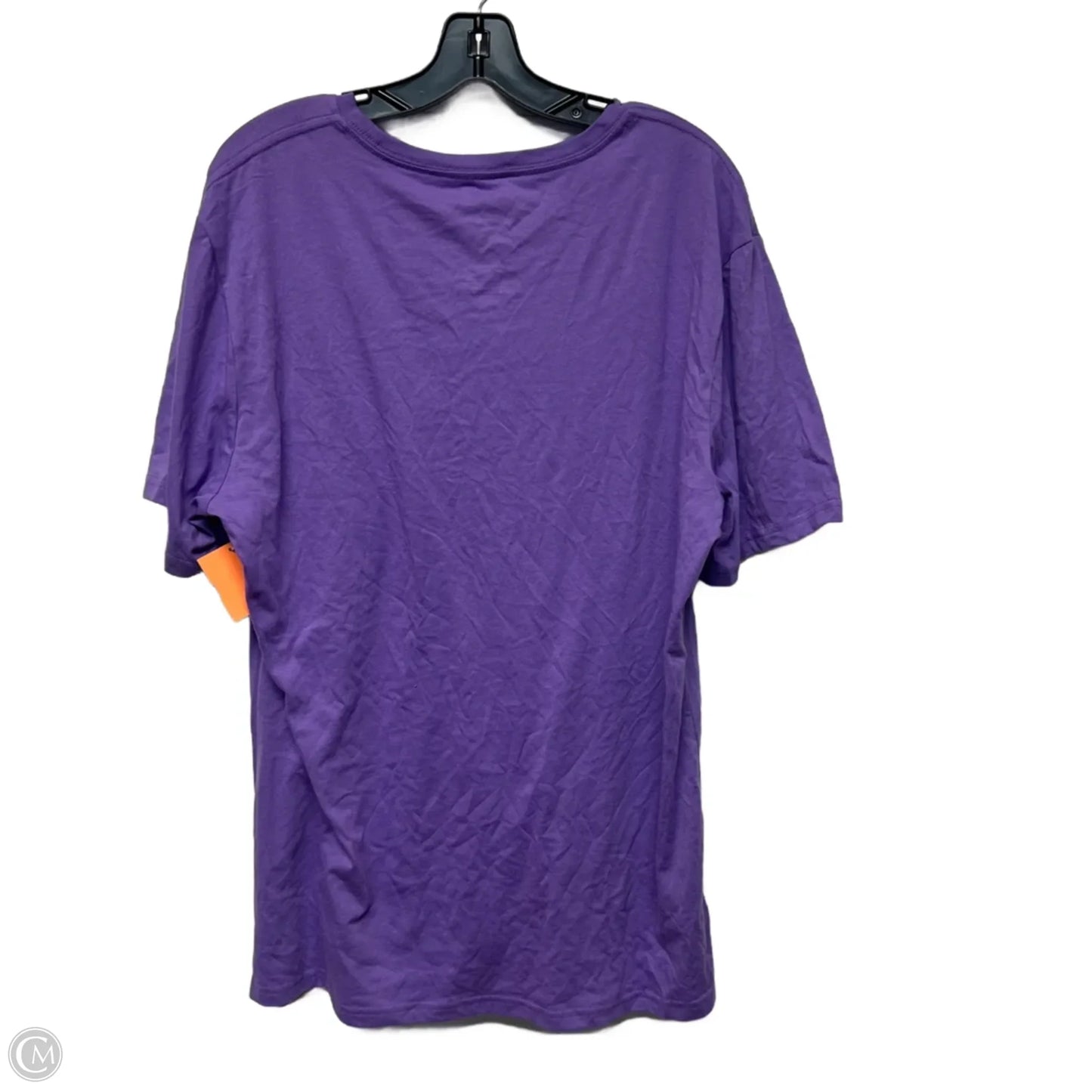 Top Short Sleeve Basic By The Golden Girls In Purple, Size: Xl