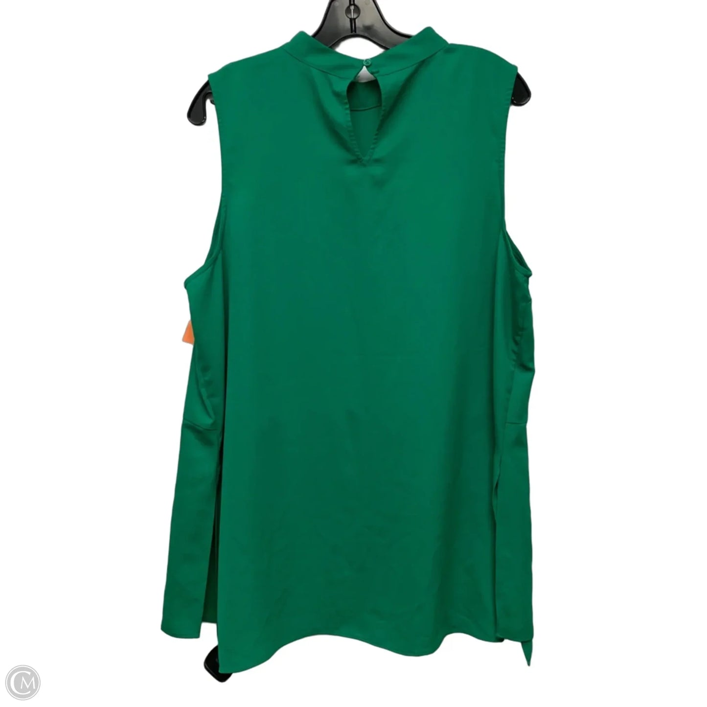 Blouse Sleeveless By Nine West In Green, Size: Xl