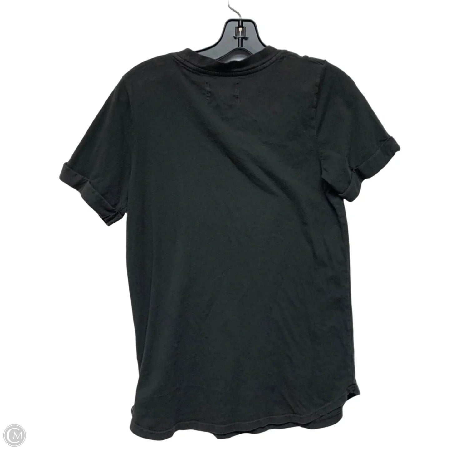 Top Short Sleeve By Anthropologie In Grey, Size: S