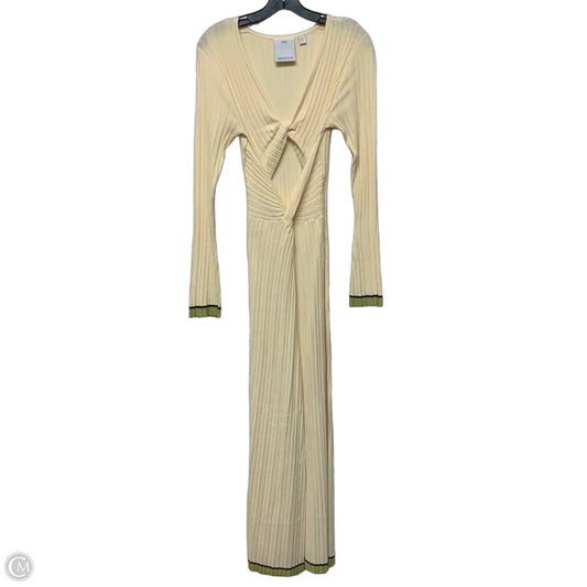 Dress Casual Maxi By C/Meo Collective In Yellow, Size: S