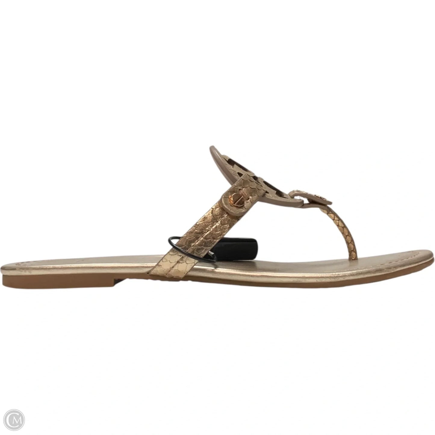 Sandals Designer By Tory Burch In Rose Gold, Size: 8