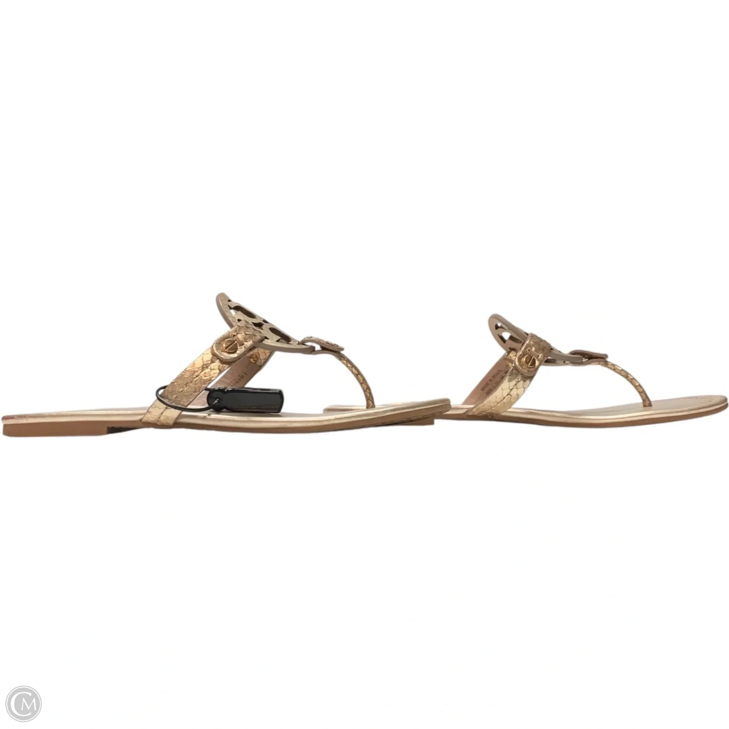 Sandals Designer By Tory Burch In Rose Gold, Size: 8