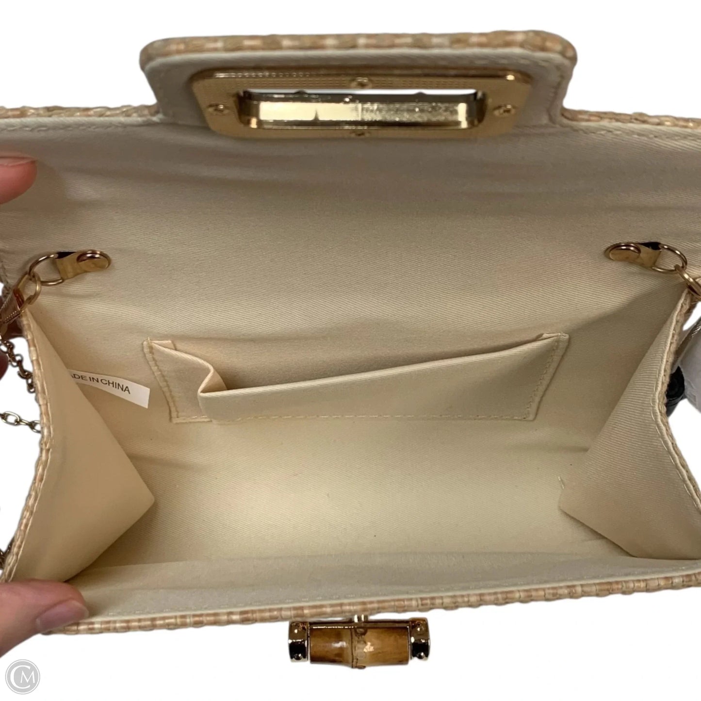 Crossbody in Tan, Size: Small