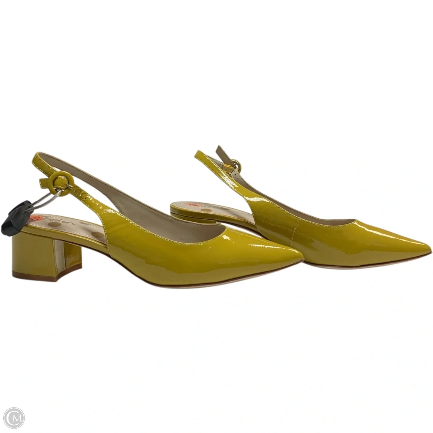 Shoes Heels Block By Boden In Yellow, Size: 8.5