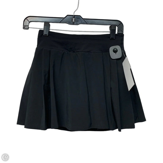 Athletic Skort By Lululemon In Black, Size: Xs
