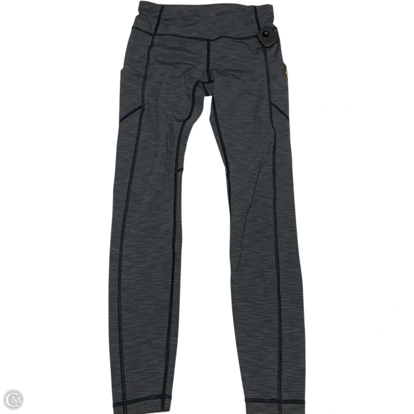 Athletic Leggings By Lululemon In Grey, Size: S
