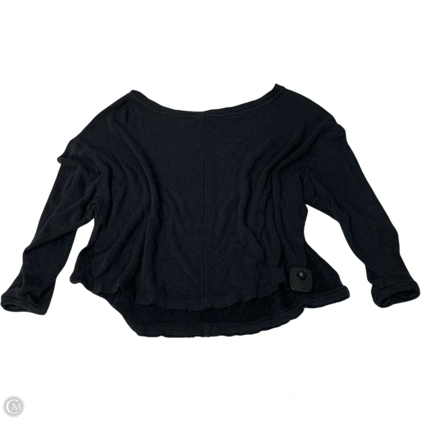 Top Long Sleeve By Free People In Black, Size: S