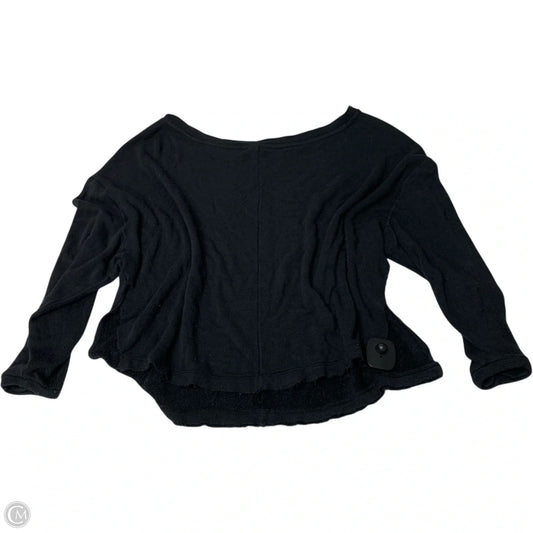Top Long Sleeve By Free People In Black, Size: S