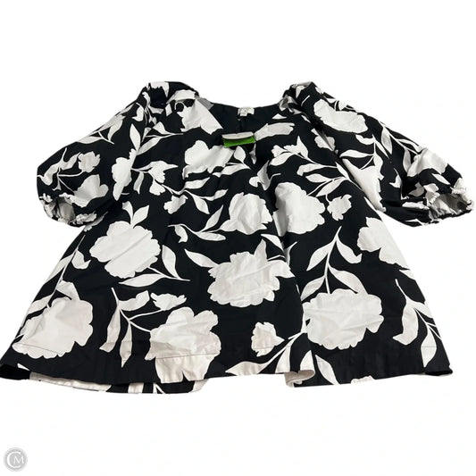 Dress Casual Short By Target-designer In Black & White, Size: Xl