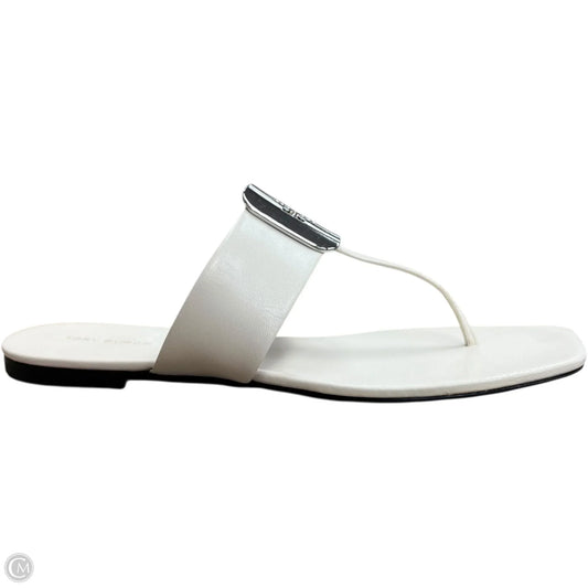 Sandals Designer By Tory Burch In Cream, Size: 8.5