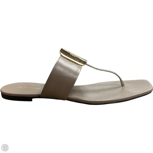 Sandals Designer By Tory Burch In Taupe, Size: 8.5