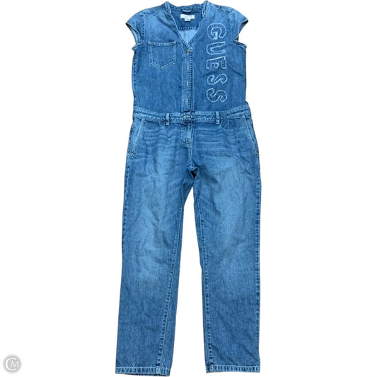 Jumpsuit By Guess In Blue Denim, Size: M