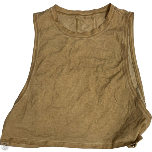 Athletic Tank Top By Lululemon In Yellow, Size: S