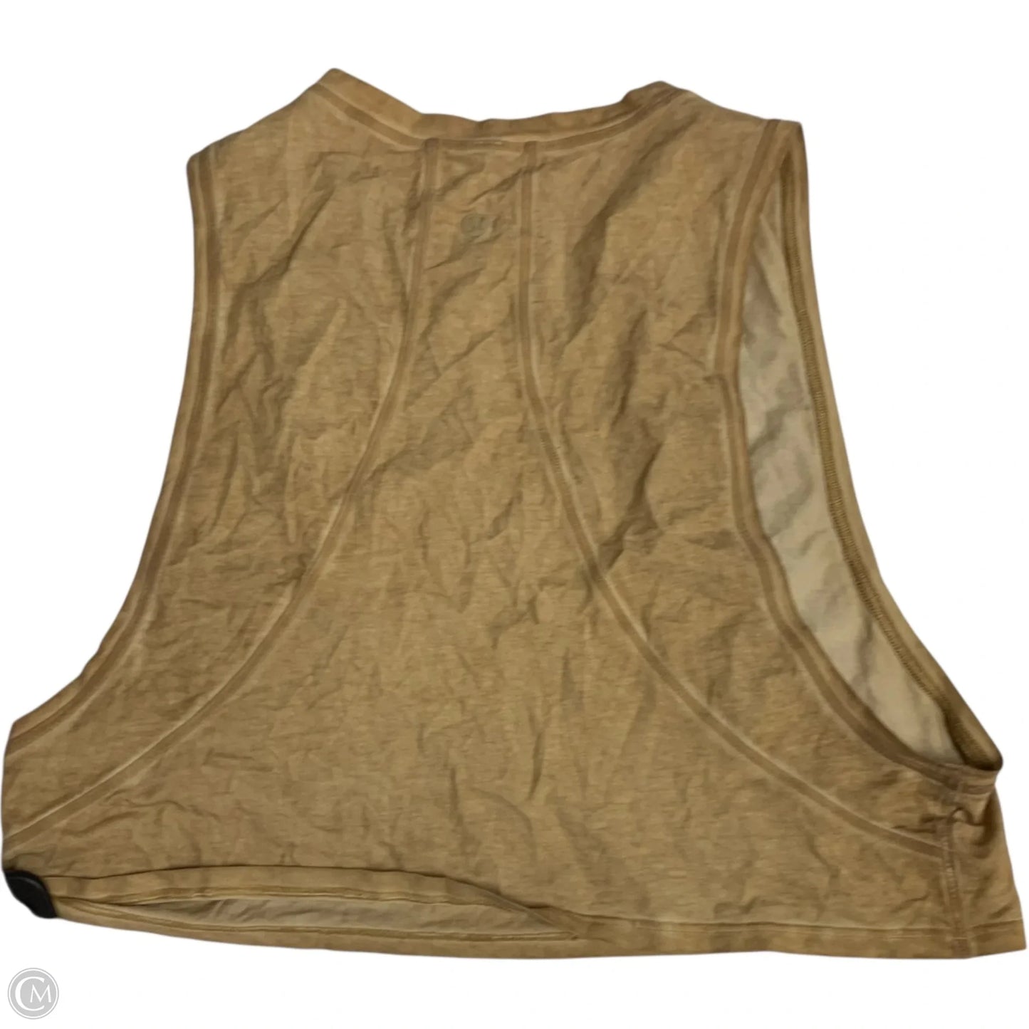 Athletic Tank Top By Lululemon In Yellow, Size: S