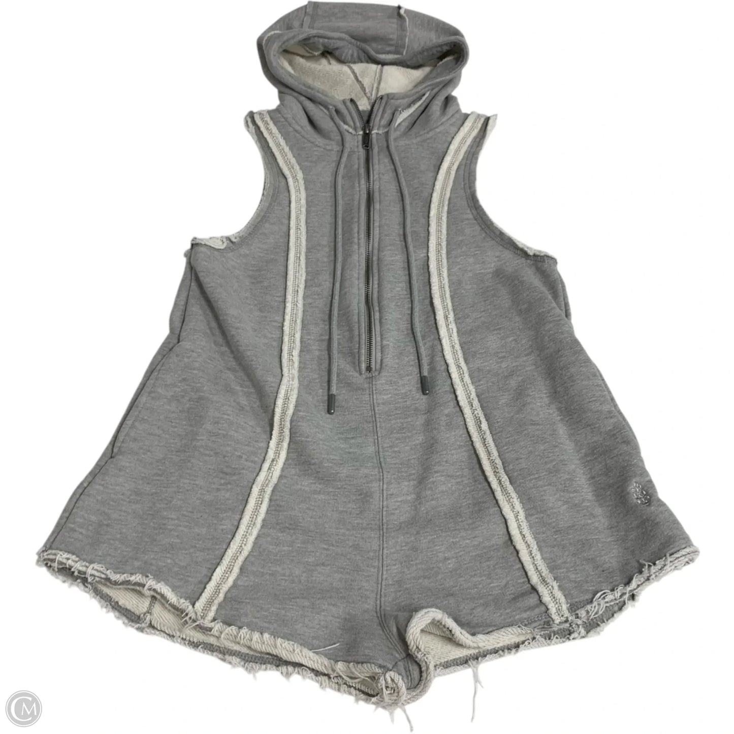 Romper By Free People In Grey, Size: Xs