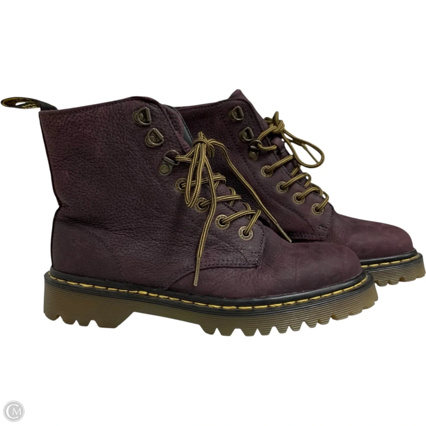 Boots Combat By Dr Martens In Purple, Size: 8