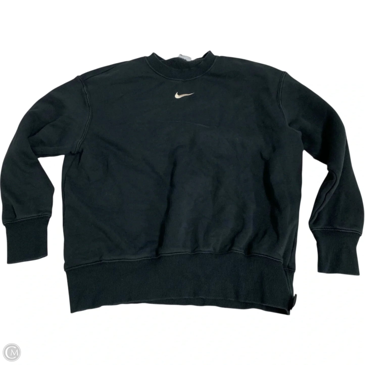 Sweatshirt Crewneck By Nike Apparel In Black, Size: Xs