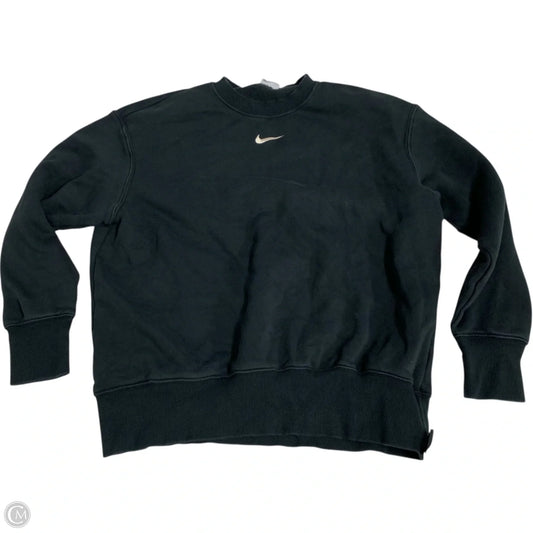 Sweatshirt Crewneck By Nike Apparel In Black, Size: Xs