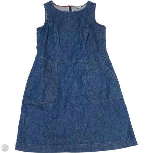 Dress Casual Short By Boden In Blue Denim, Size: M