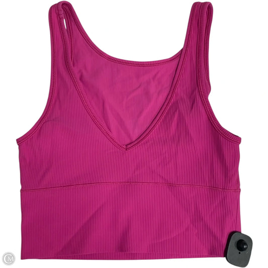 Athletic Tank Top By Lululemon In Pink, Size: S