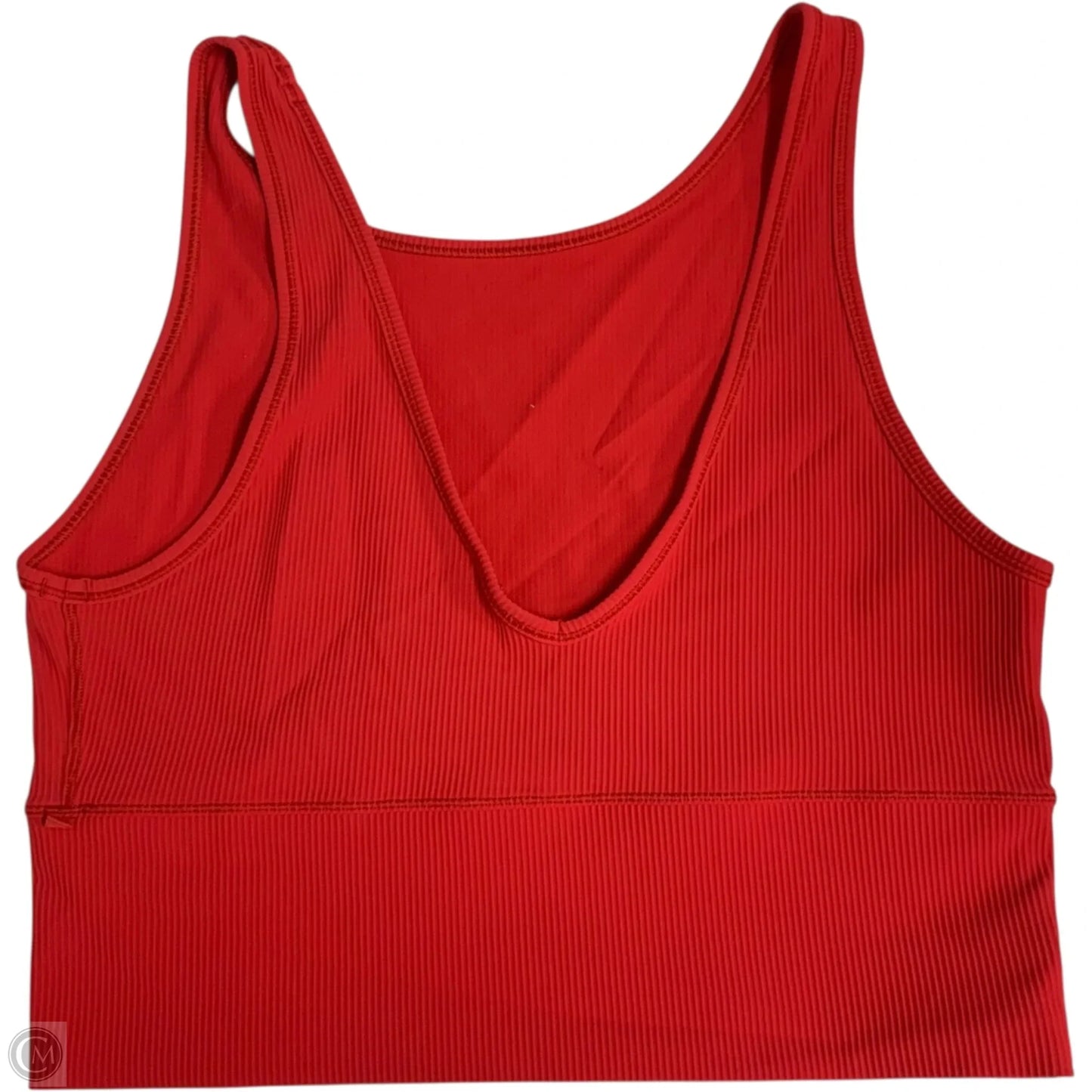 Athletic Tank Top By Lululemon In Orange, Size: M