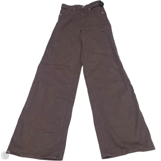 Jeans Wide Leg By Divided In Brown, Size: 2