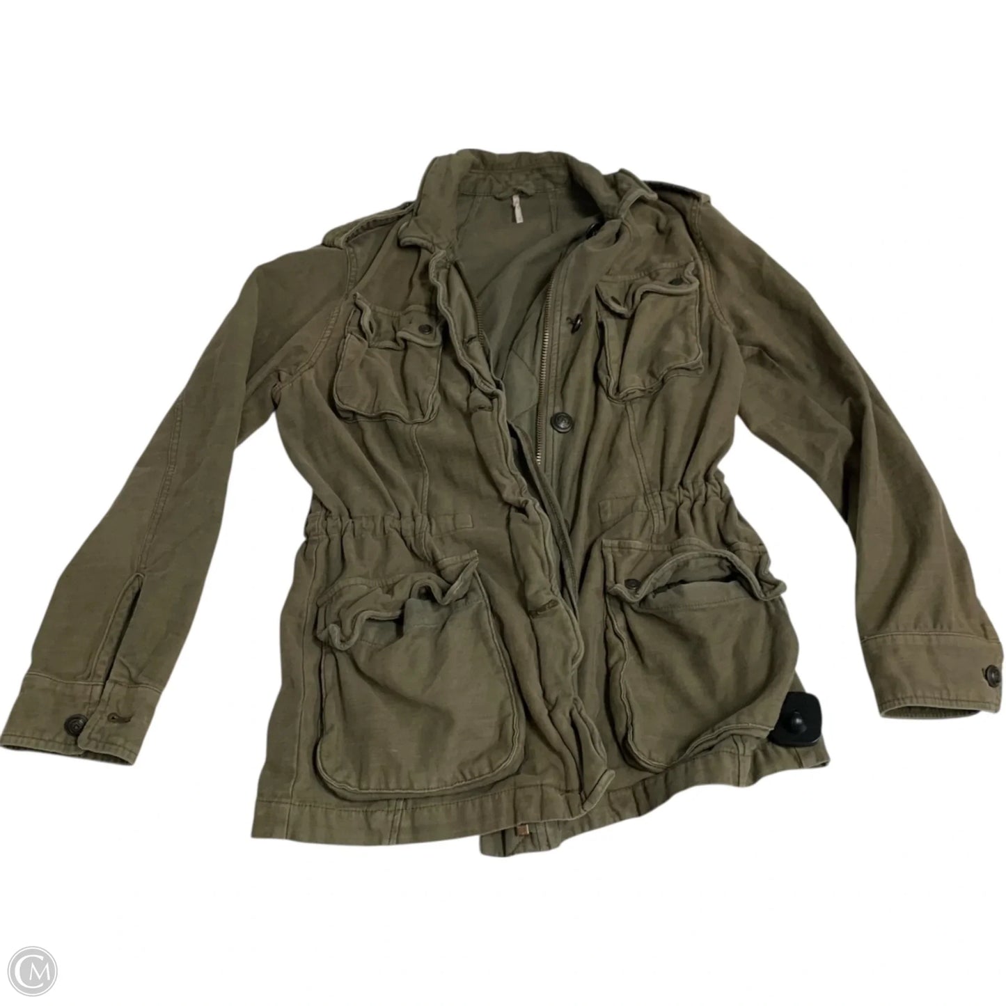 Jacket Utility By Free People In Green, Size: Xs