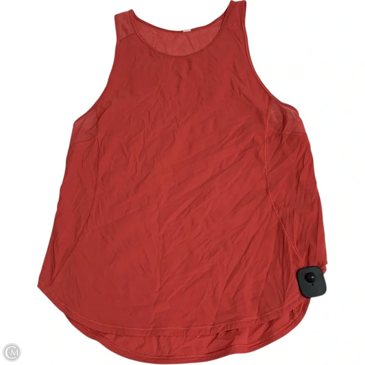 Athletic Tank Top By Lululemon In Pink, Size: S