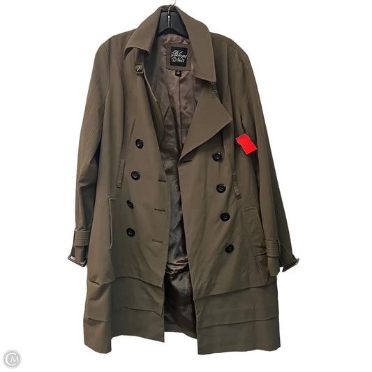 Coat Parka By Blanc Noir In Brown, Size: L