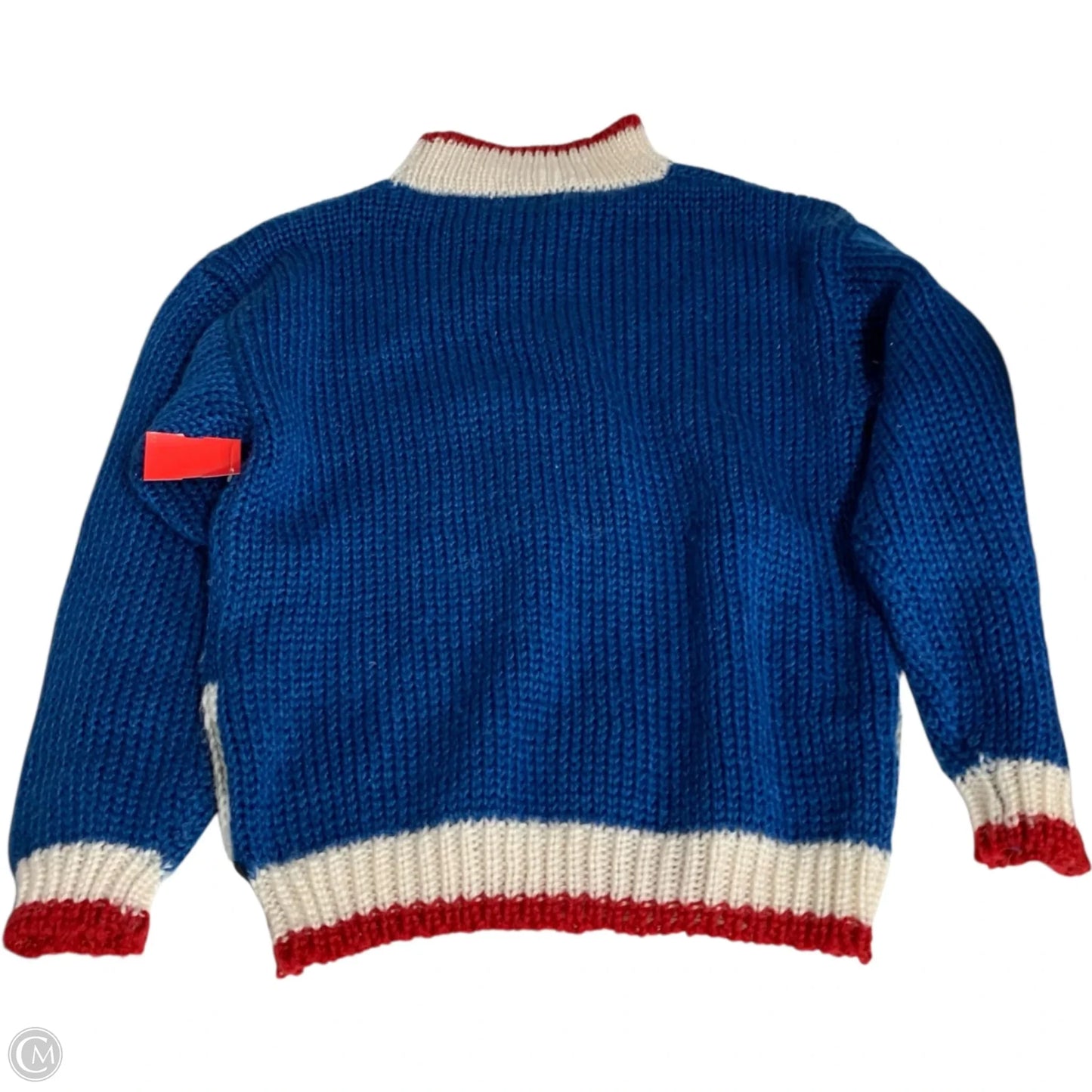 Sweater By heidi In Blue & Red, Size: M