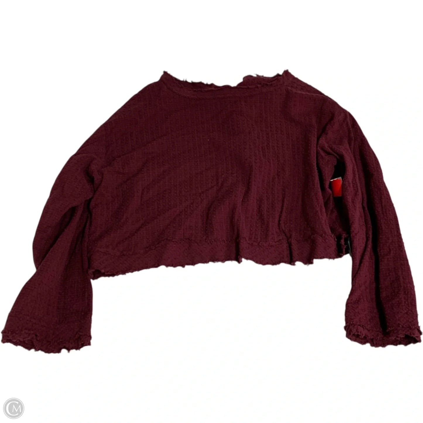 Top Long Sleeve By Free People In Red, Size: M