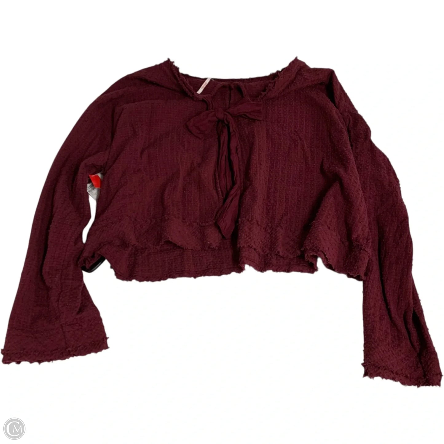 Top Long Sleeve By Free People In Red, Size: M