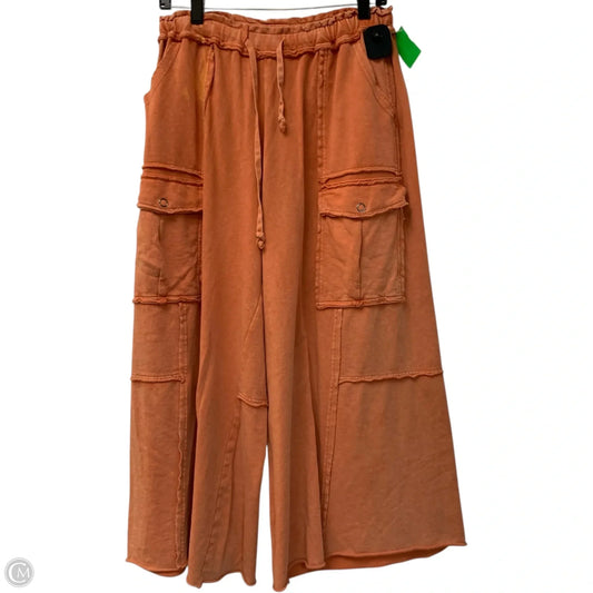 Pants Leggings By Easel In Orange, Size: M AS IS