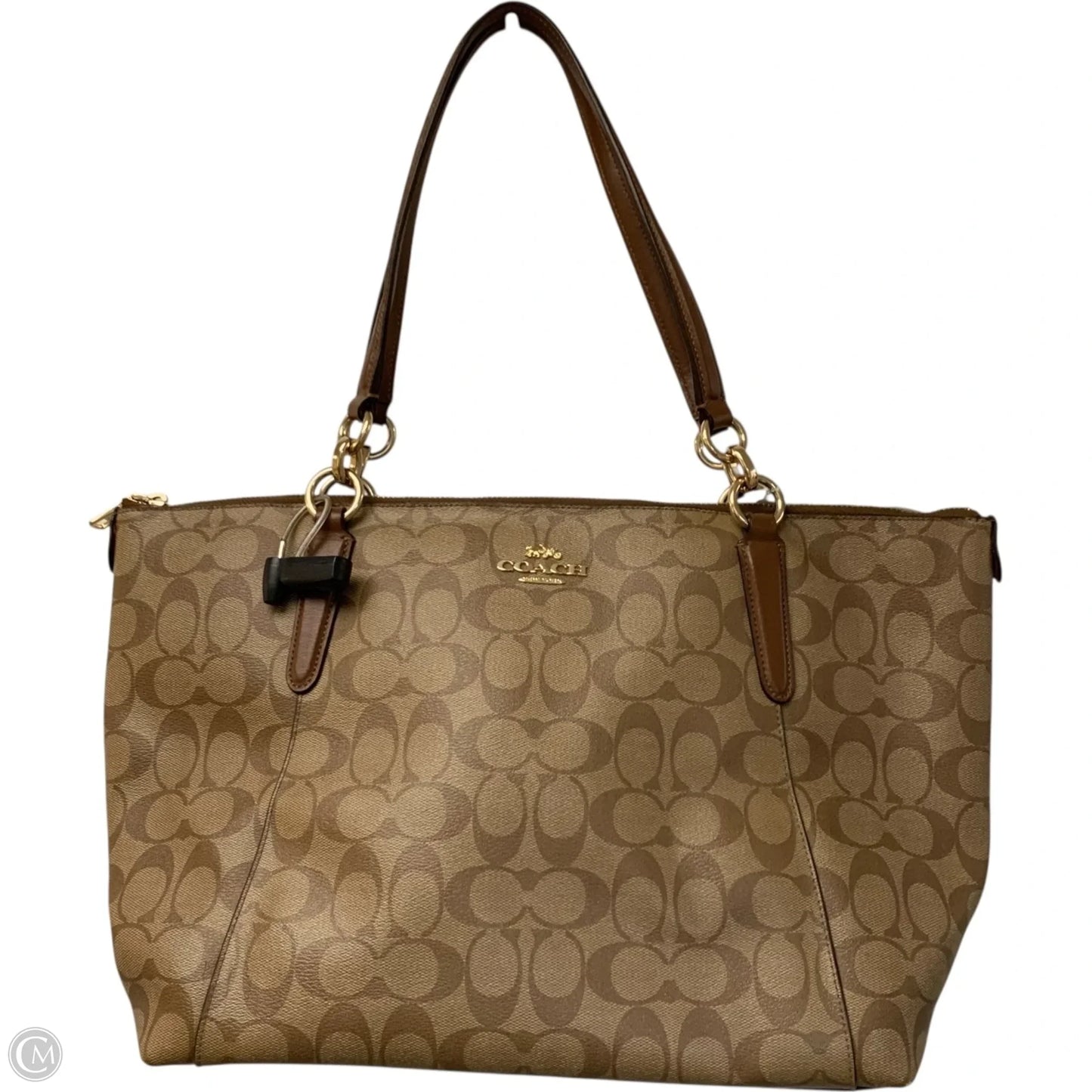 Tote Designer By Coach, Size: Medium