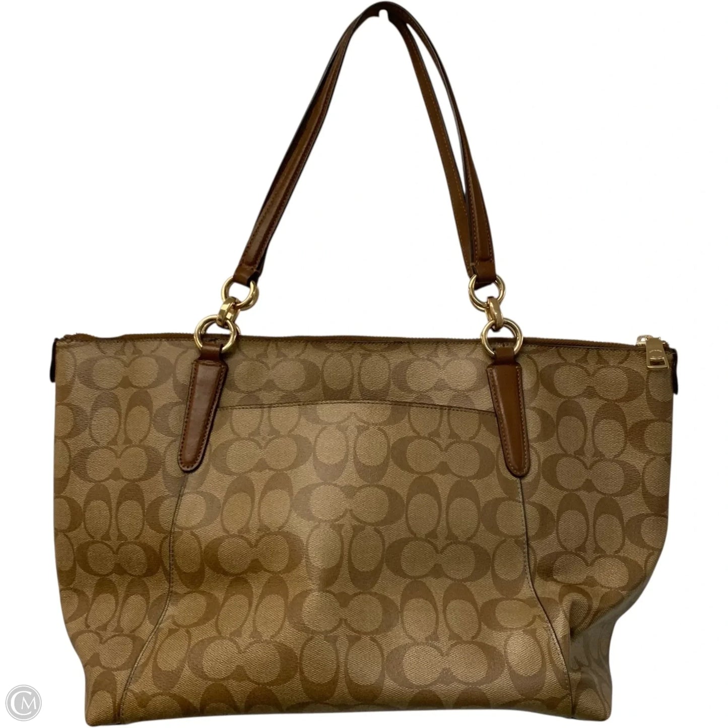 Tote Designer By Coach, Size: Medium