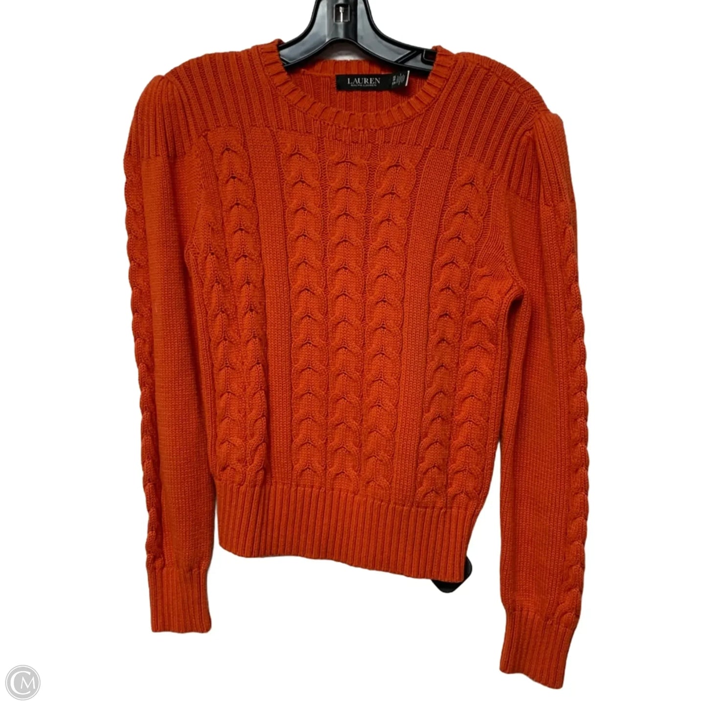 Sweater By Lauren By Ralph Lauren In Orange, Size: Xs
