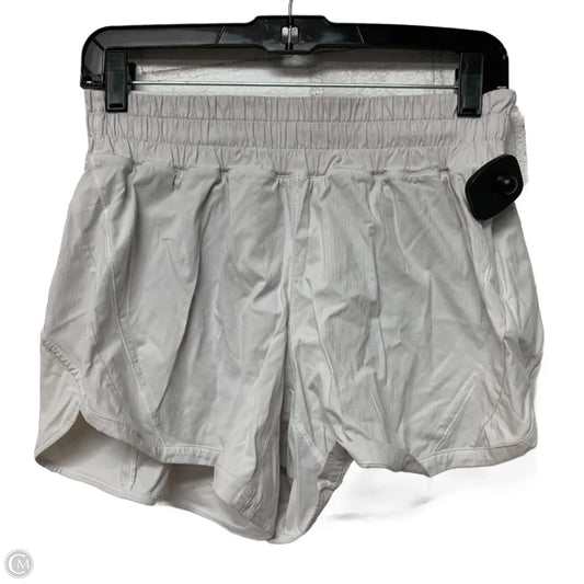 Athletic Shorts By Lululemon In White, Size: M