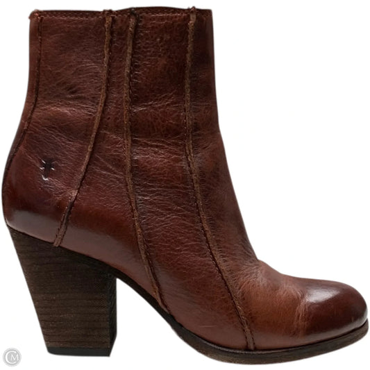 Boots Designer By Frye In Brown, Size: 5.5