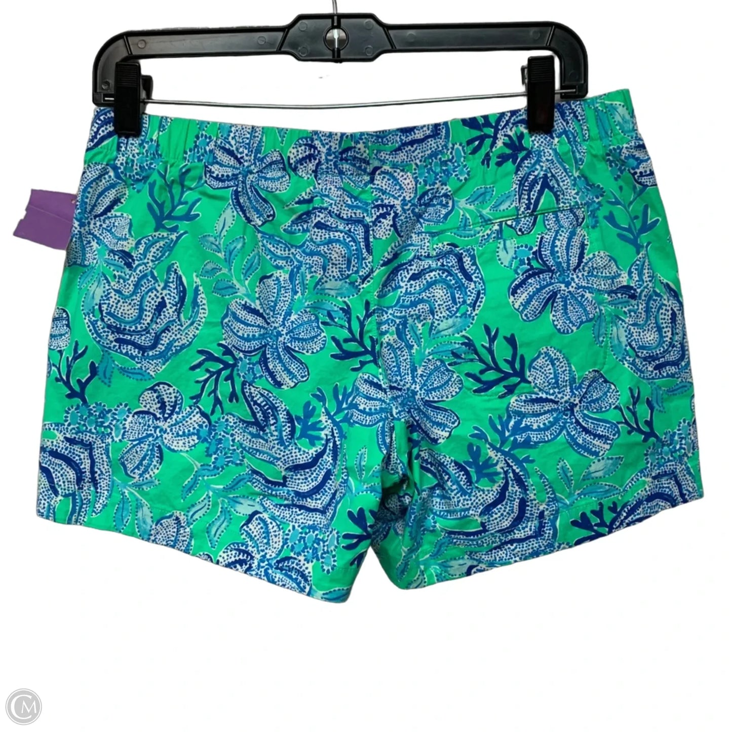 Shorts Designer By Lilly Pulitzer In Blue & Green, Size: S